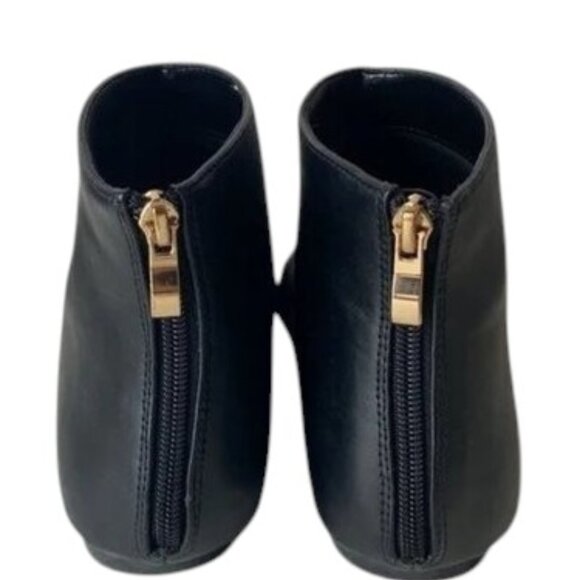 ComeShun Pointed Toe Faux Leather Flat Booties - Picture 4 of 6